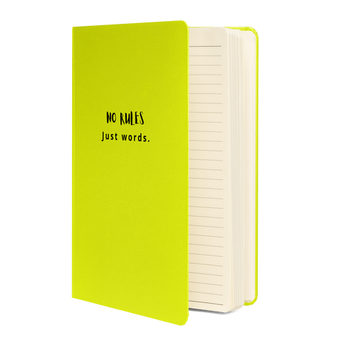 Carnet « NO RULES—Just words. » pour la liberté d’expression